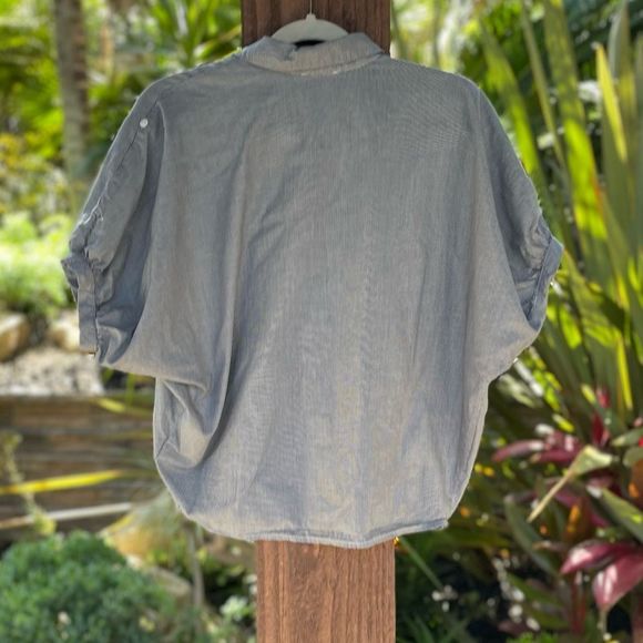 JOIE super soft lightweight cotton button down blouse sz XS - Picture 7 of 12